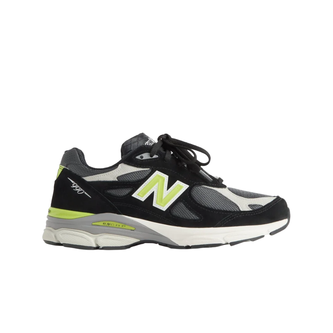 U990TA3 New Balance x Kith x United Arrows & Sons Made in USA 990v3 Black Oyster Mushroom