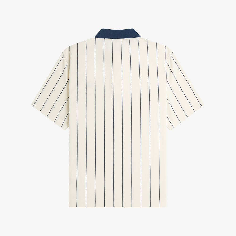 프레드페리 릴렉스드 스트라이프드 폴로 셔츠 에크루(Fred Perry Relaxed Striped Polo Shirt Ecru) - 2