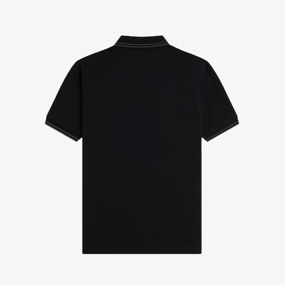 프레드페리 M3600 트윈 팁 프레드페리 셔츠 블랙/리플렉티브블랙(Fred Perry M3600 Twin Tipped Fred Perry Shirt Black/Reflective Black) - 2