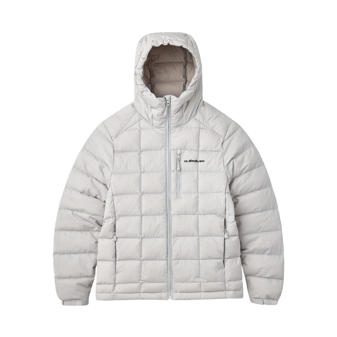 퀵실버 엑스벨 덕다운 경량 다운 패딩 그레이(QUIKSILVER X-VEL Light Weight Duck Down Puffer Jacket Gray)