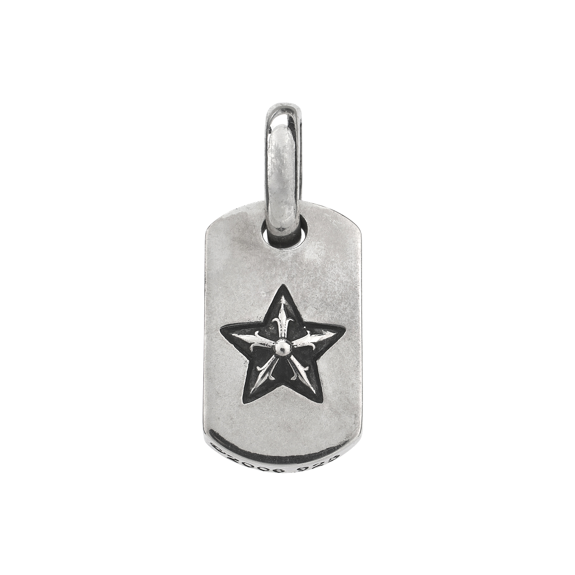 - Chrome Hearts Tiny Star Dog Tag Silver