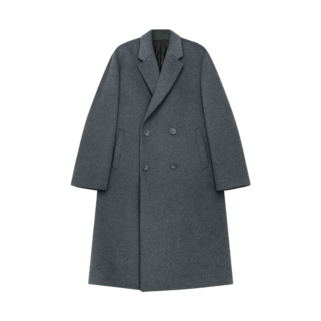 ZI6CT605GY ZIOSONGZIO Timeless Double Breasted Coat Grey