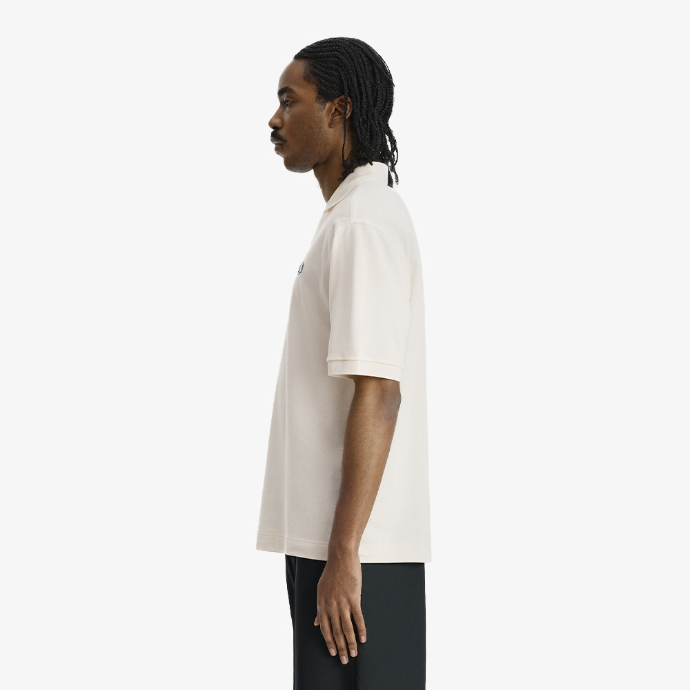 프레드페리 릴렉스드 풀오버 폴로 셔츠 에크루(Fred Perry Relaxed Pullover Polo Shirt Ecru) - 4