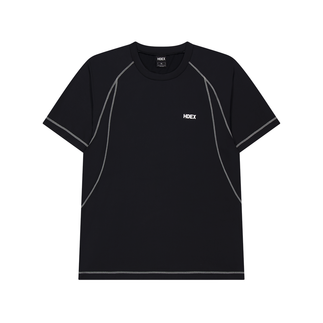 H1AM1MSTS010BK HDEX Pro Muscle Fit Compression Short Sleeve Black
