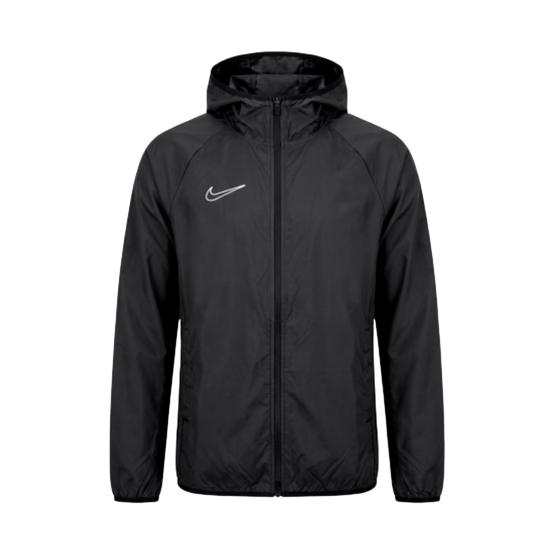 IM3914-010 Nike Academy Storm-Fit Football Rain Jacket Black White - Asia