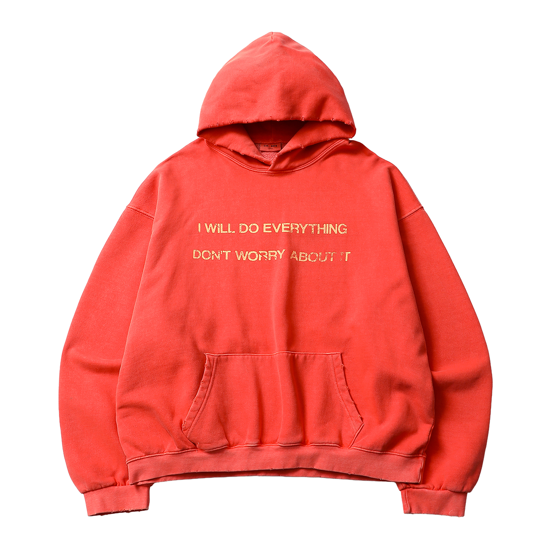 CH26FW11 CH. 404 I Did Did I Pigment Hoodie Red