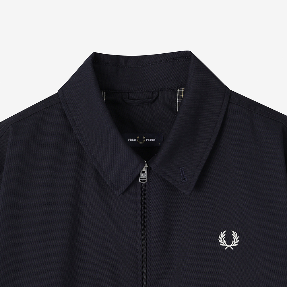 프레드페리 칼라드 테니스 보머 재킷 네이비(Fred Perry Collared Tennis Bomber Jacket Navy/White) - 4