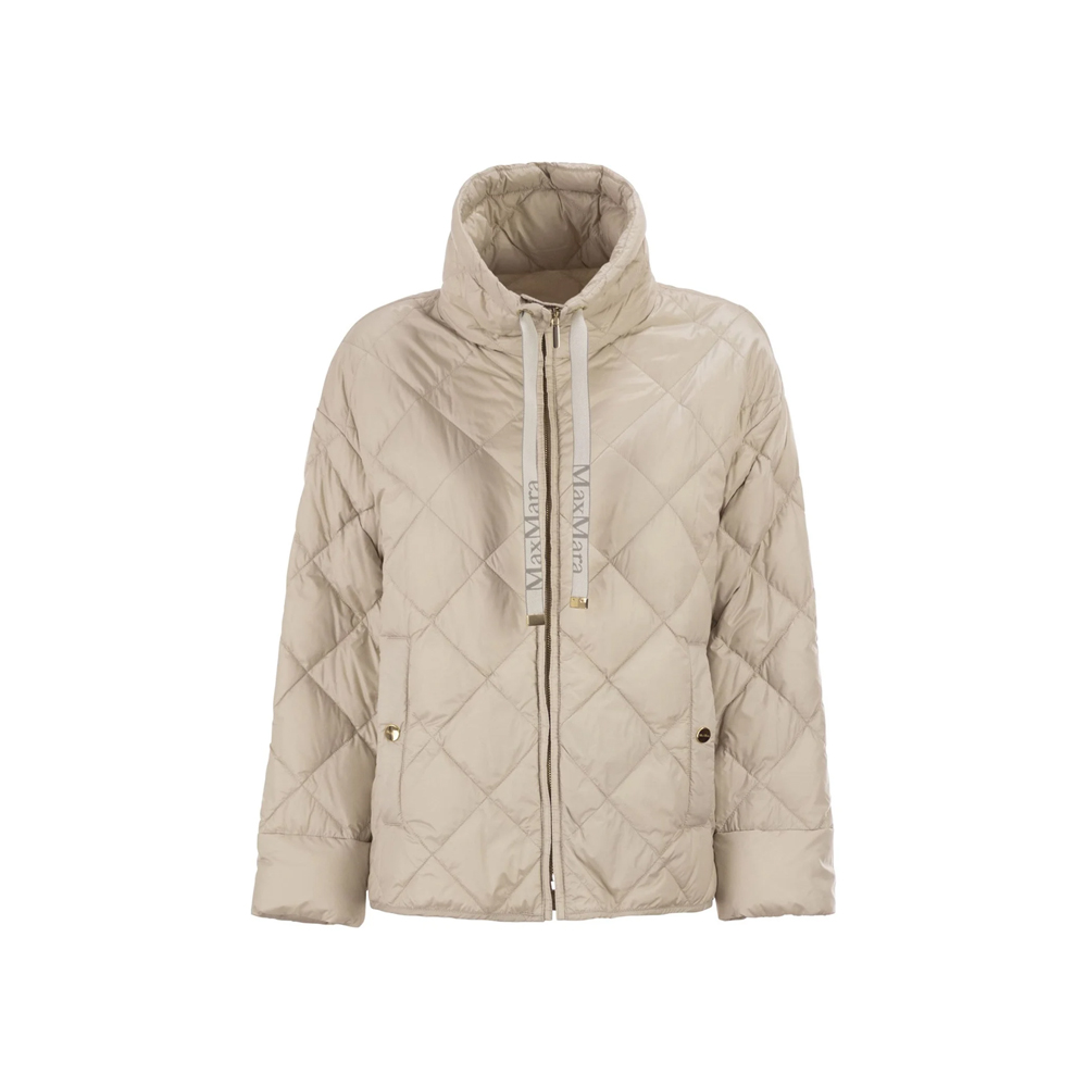 [15% 쿠폰] 막스마라 피소프트 드로스트링 퀄팅 패딩자켓 샌드([15% 쿠폰] Max Mara Pisoft Drawstring Quilted Padded Jacket Sand) - 2