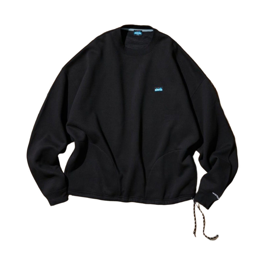 프릭스 스토어 x 카부 스페셜 에디션 스핀들 크루넥 스웨트셔츠 블랙(Freak's Store x Kavu Special Edition Spindle Crew Neck Sweatshirt Black) - 1