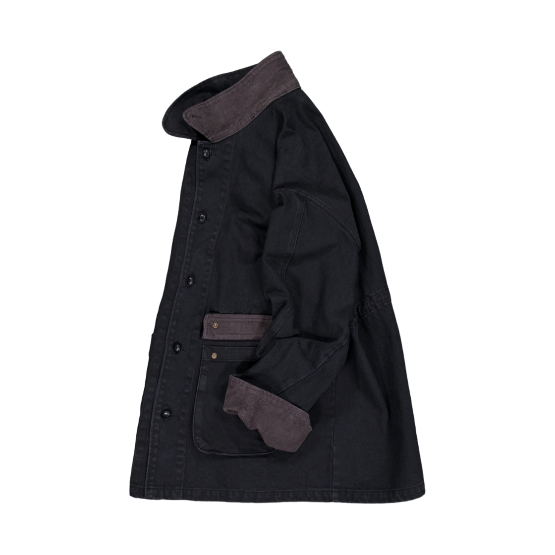 퍼렌 헤비 코튼 헌팅 자켓 블랙(PERENN Heavy Cotton Hunting Jacket Black) - 3