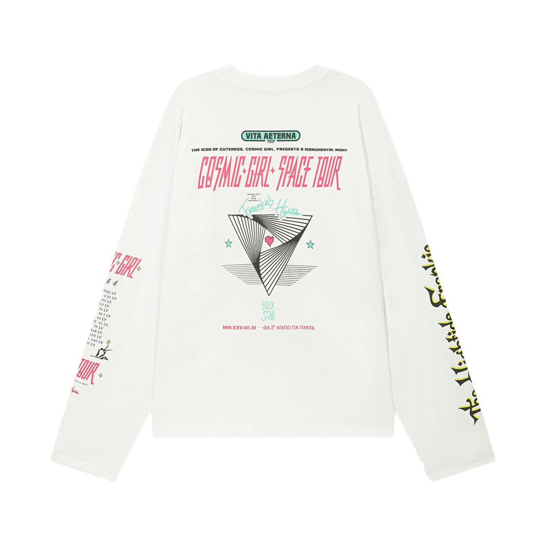 하이타이드 프랭키 코스믹 걸 롱 슬리브 화이(Hightide Frankie Cosmic Girl Long Sleeve White) - 2