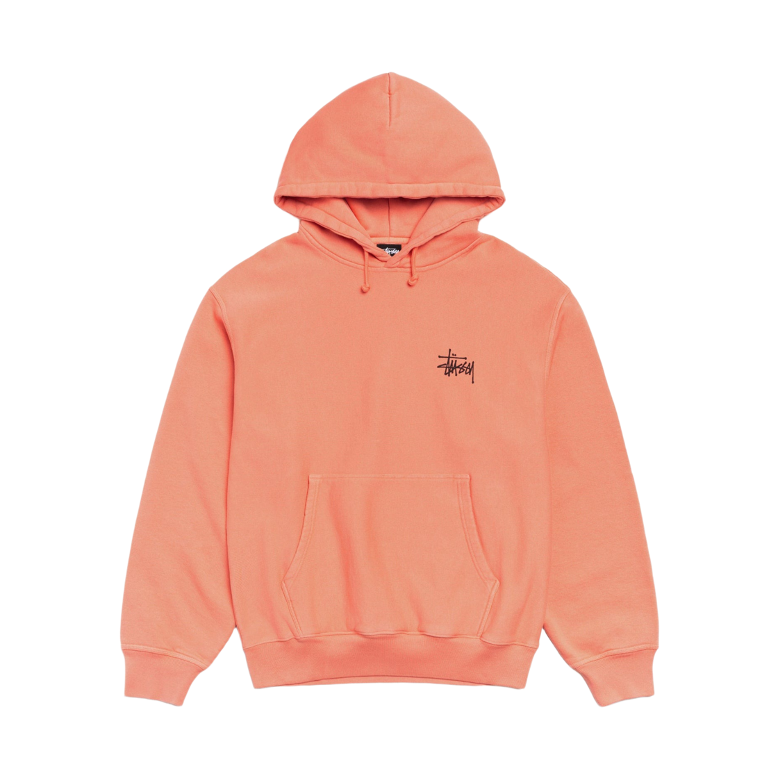 스투시 베이직 피그먼트 다이드 후드 셔벗(Stussy Basic Pigment Dyed Hoodie Sherbert) - 2