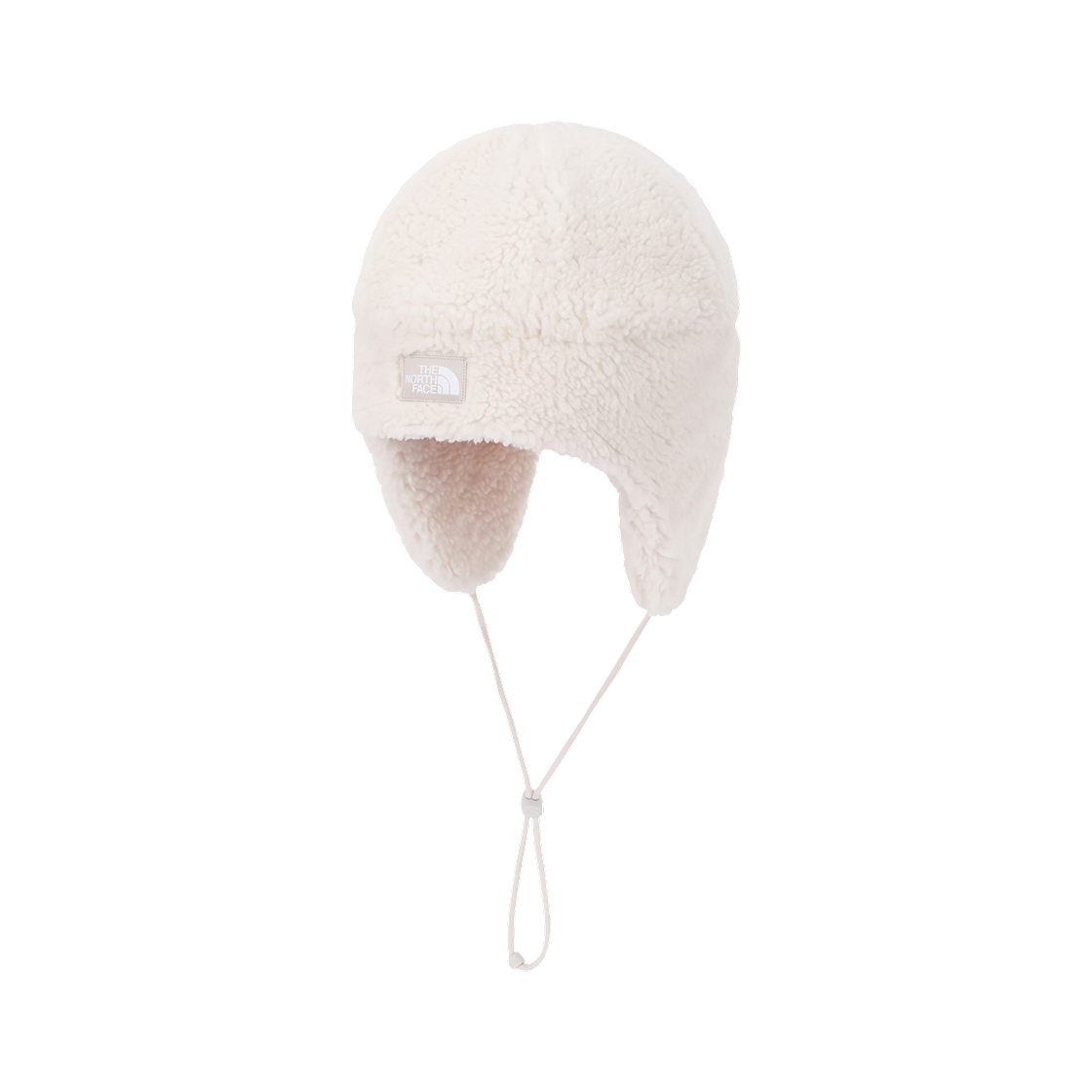 NE3BS51B The North Face Fluffy Earmuff Beanie White Sand - 26FW
