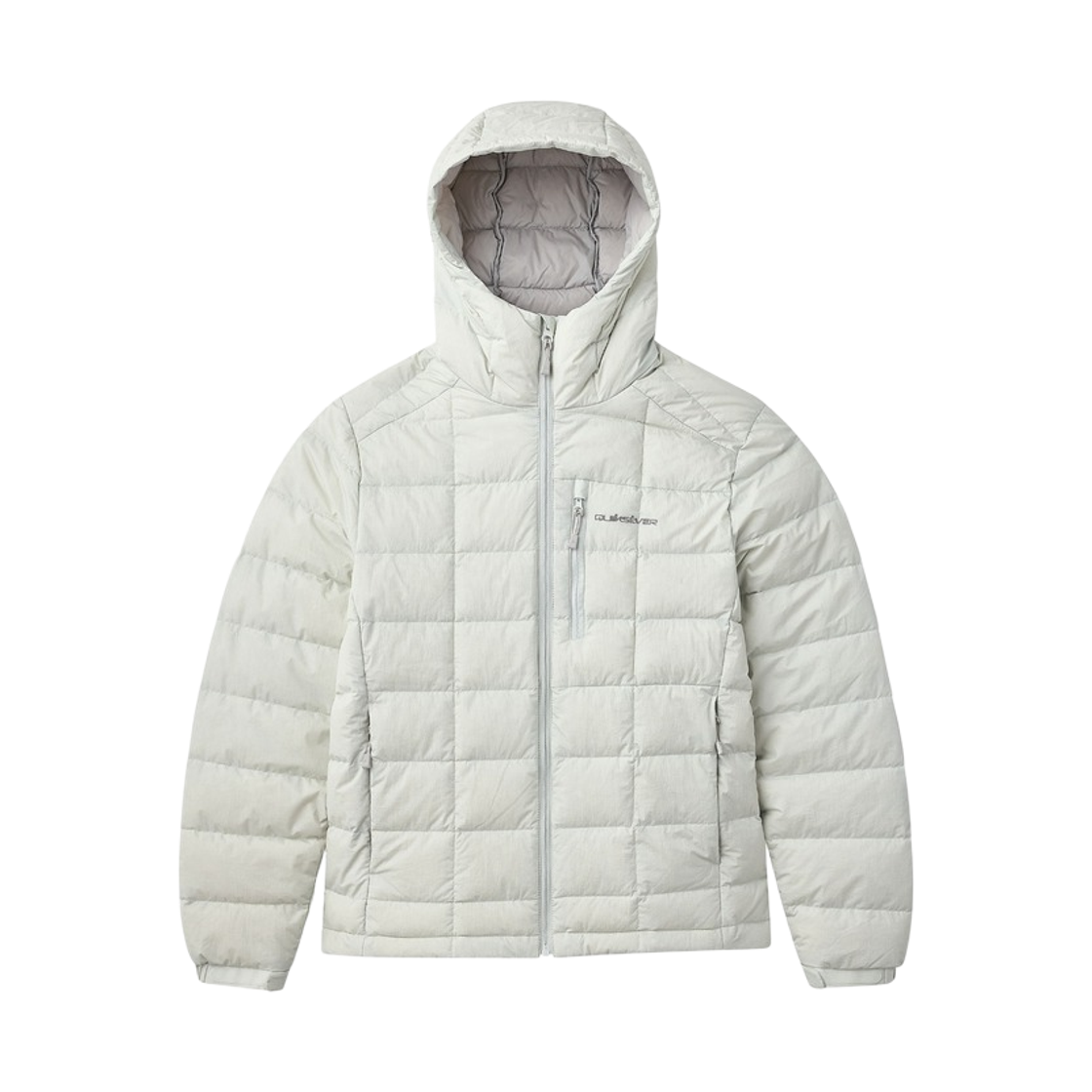 퀵실버 엑스벨 덕다운 경량 다운 패딩 라이트그레이(QUIKSILVER X-VEL Light Weight Duck Down Puffer Jacket Light Gray)