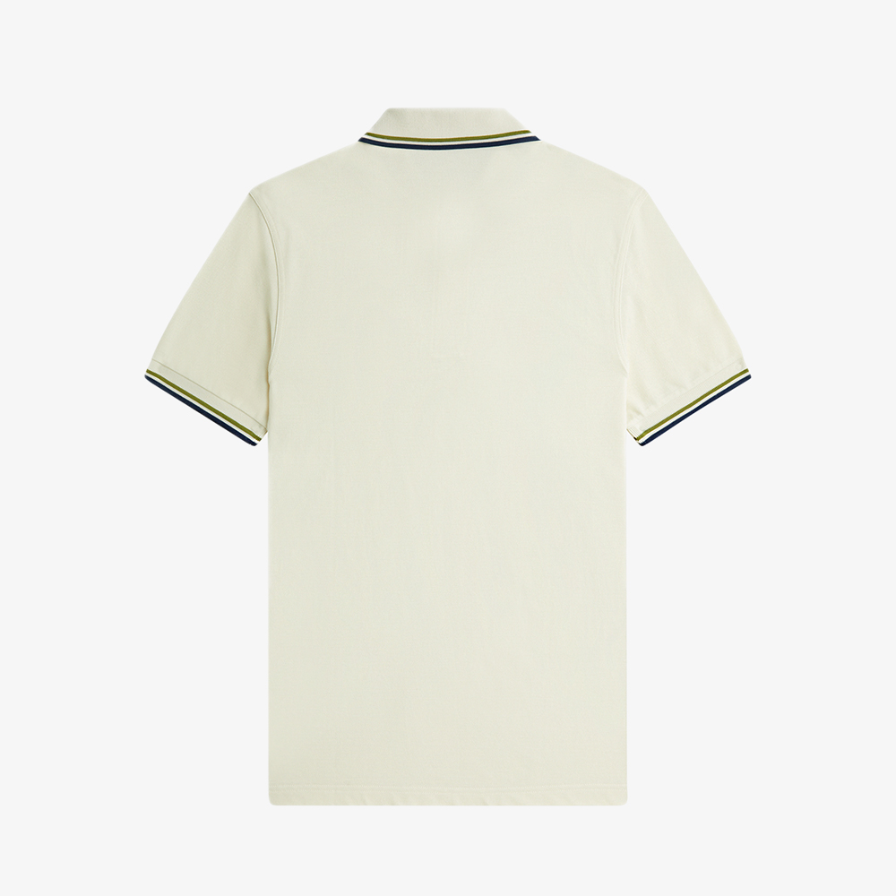 프레드페리 M3600 트윈 팁 프레드페리 셔츠 에크루/애플/모드블루(Fred Perry M3600 Twin Tipped Fred Perry Shirt Ecru/Apple/Mod Blue) - 2