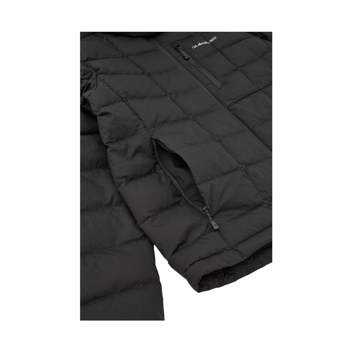 퀵실버 엑스벨 덕다운 경량 다운 패딩 블랙(QUIKSILVER X-VEL Light Weight Duck Down Puffer Jacket Black) - 5