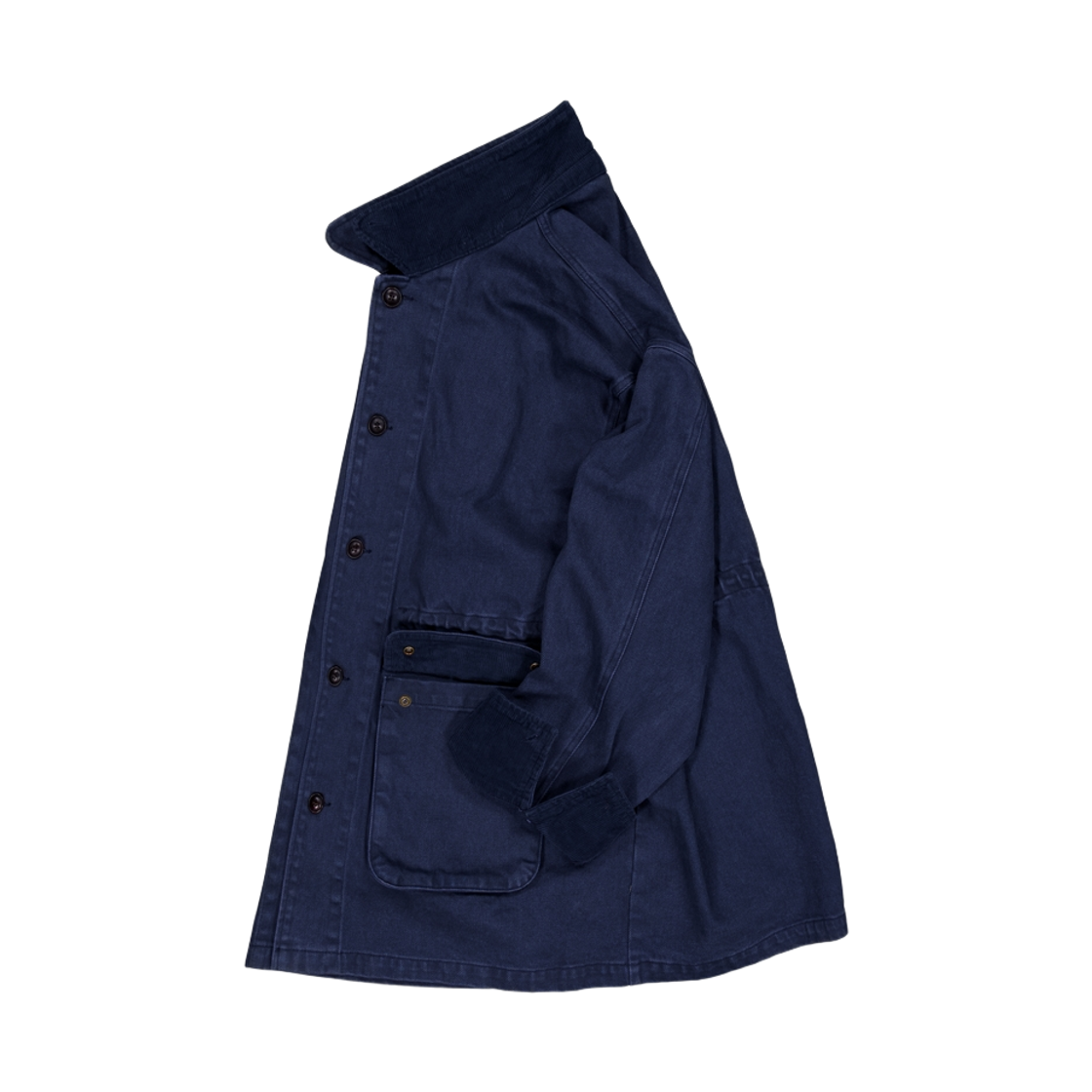 퍼렌 헤비 코튼 헌팅 자켓 네이비 블루(PERENN Heavy Cotton Hunting Jacket Navy Blue) - 3