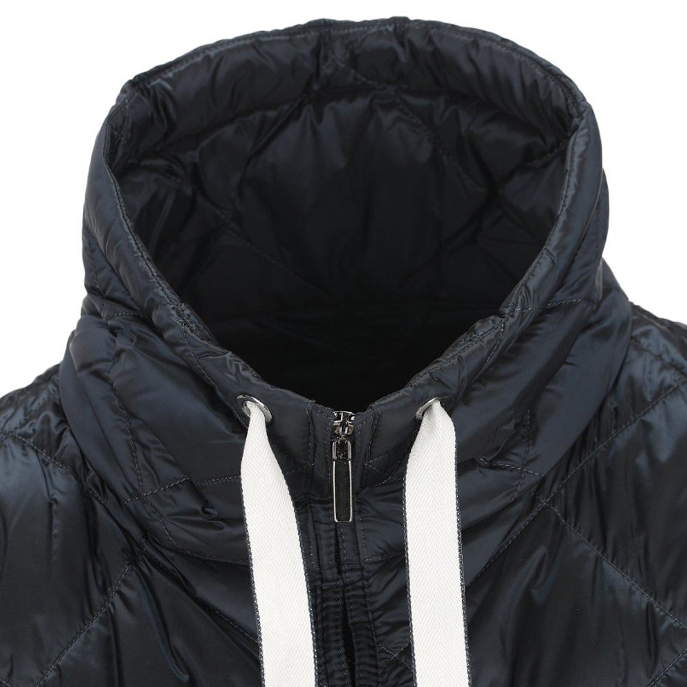 [15% 쿠폰] 막스마라 트레직 다이아몬드 퀄팅 패딩 조끼 다크블루([15% 쿠폰] Max Mara Tregic Diamond Quilted Padded Vest Dark Blue) - 4