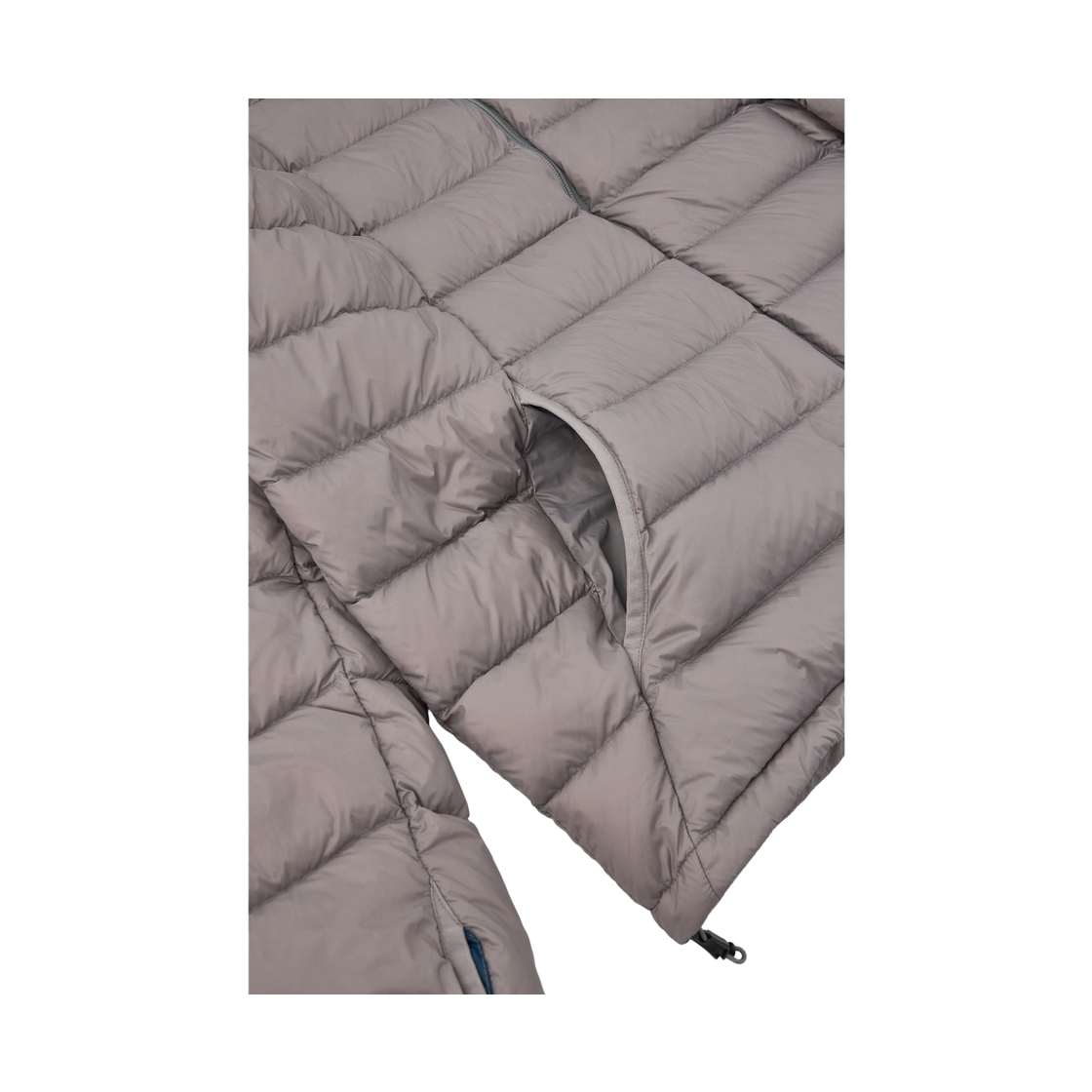 퀵실버 퀵스 덕다운 경량 다운 패딩 그레이(QUIKSILVER Quix Light Weight Duck Down Puffer Jacket Gray) - 4