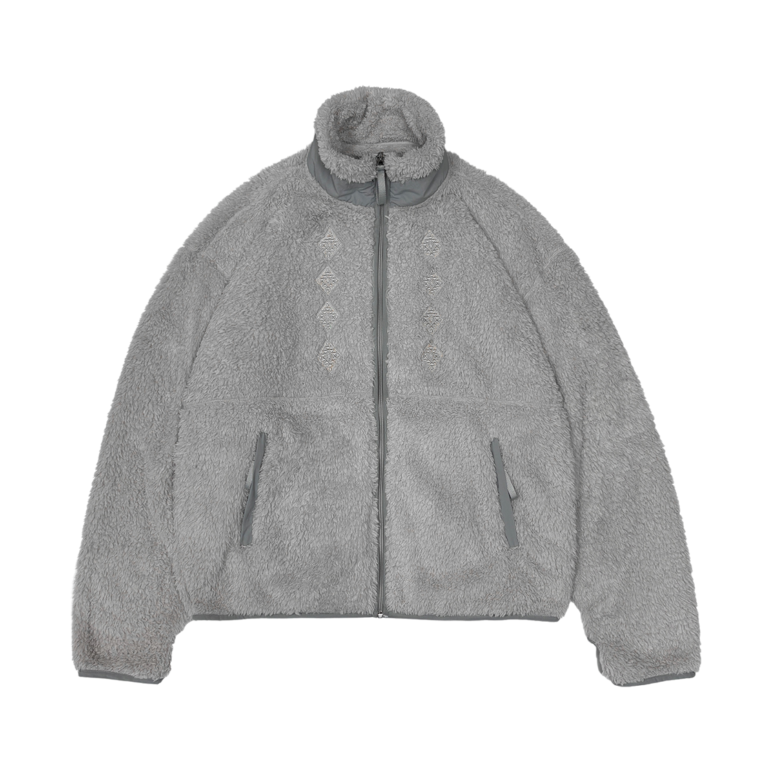 [KREAM 단독] 플레이버리즘 쉐르파 플리스 자켓 그레이([KREAM 단독] Flavorism Sherpa Fleece Jacket Gray)