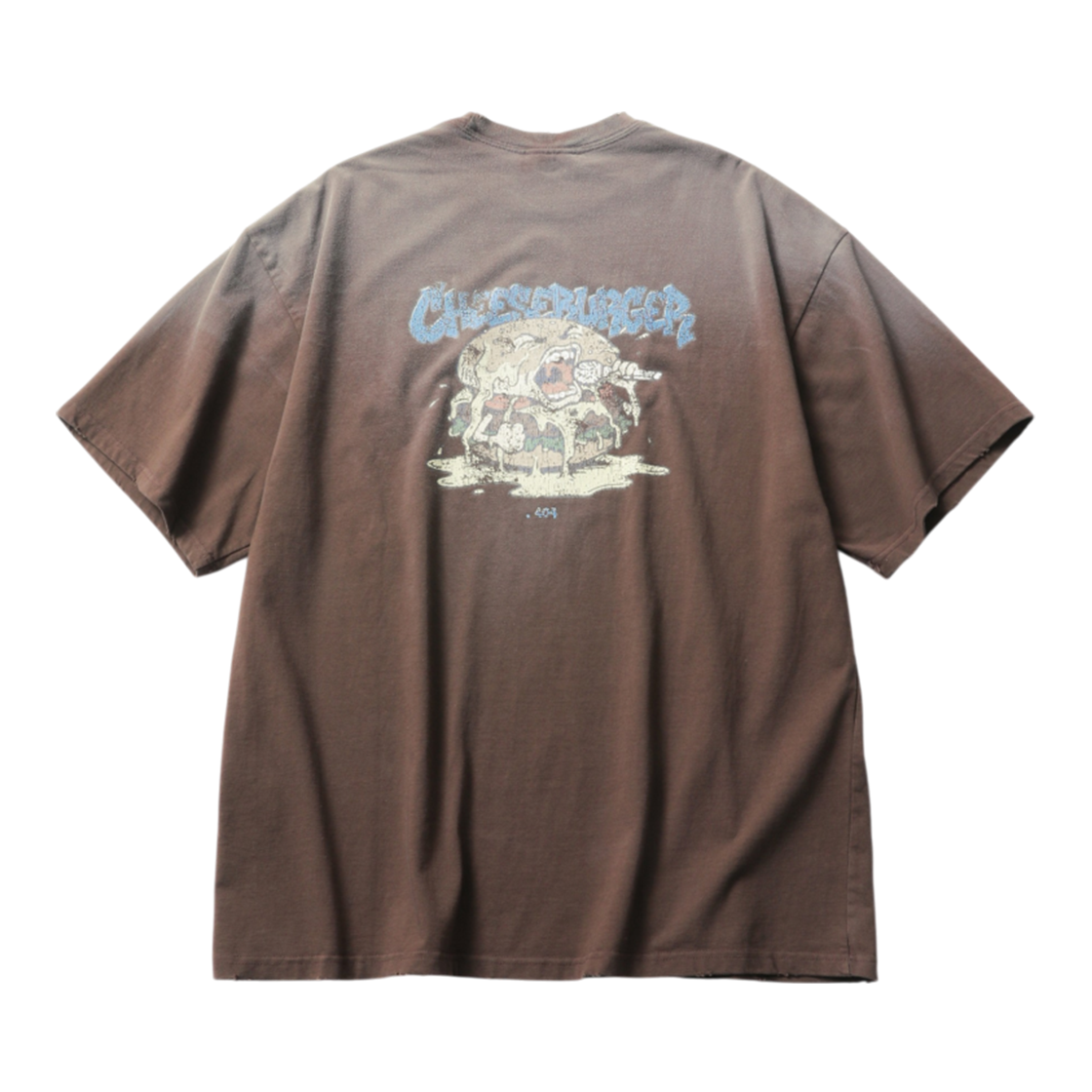 CH26SS15 CH. 404 Cheese Burger Tee Brown