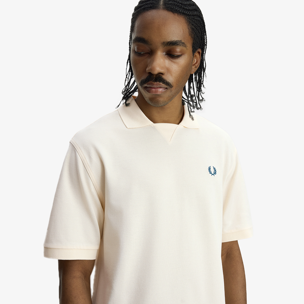 프레드페리 릴렉스드 풀오버 폴로 셔츠 에크루(Fred Perry Relaxed Pullover Polo Shirt Ecru) - 5