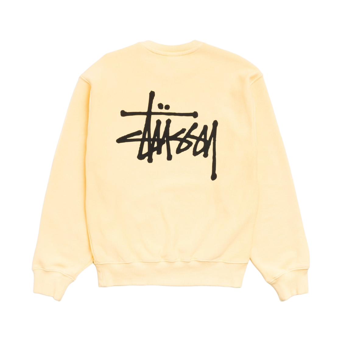 1915000GD Stussy Basic Stussy Crew Garment Dyed Gold