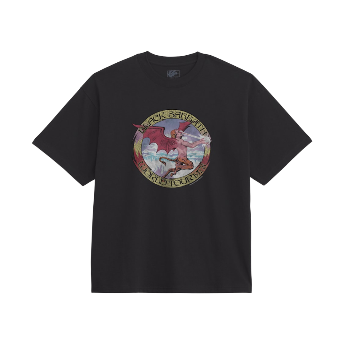 VN001350BLK Vans x Black Sabbath Obi Short Sleeve T-Shirt Black