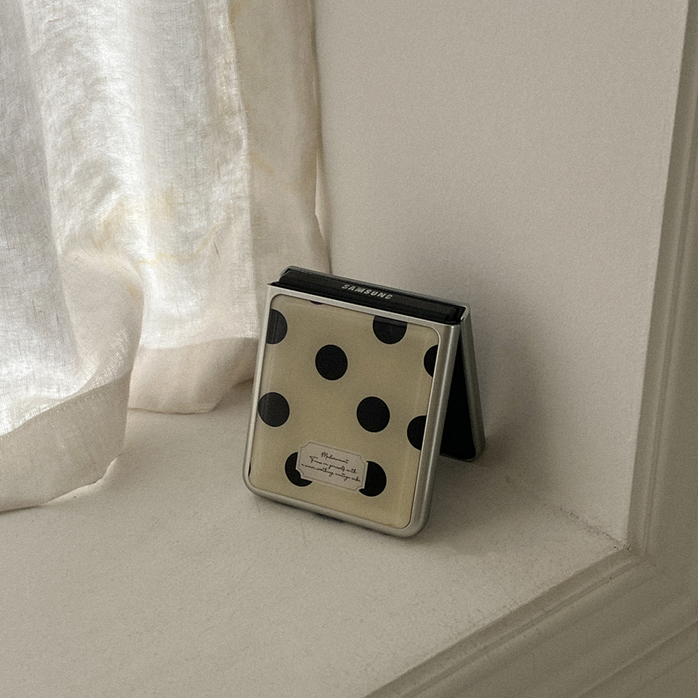 메이드모먼 빅 도트 글로우 디자인 폴더블 실버 맥세이프 범퍼케이스(Mademoment  big dot glow Design Foldable Silver MagSafe Bumper Case) - 2