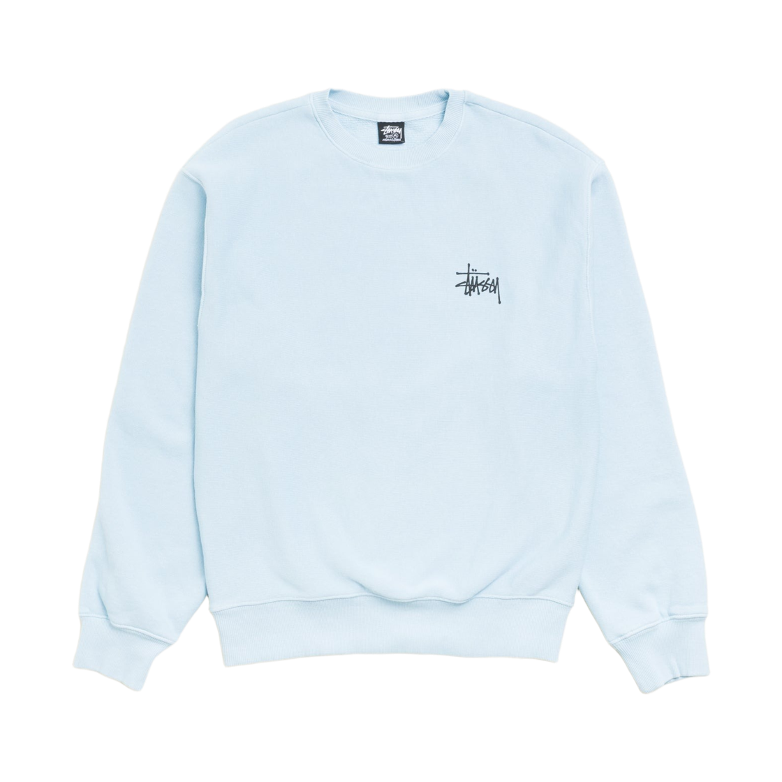 스투시 베이직 스투시 크루 가먼트 다이드 스카이 블루(Stussy Basic Stussy Crew Garment Dyed Sky Blue) - 2