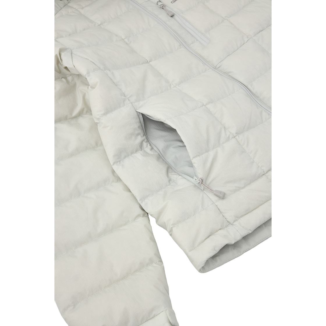 퀵실버 엑스벨 덕다운 경량 다운 패딩 라이트그레이(QUIKSILVER X-VEL Light Weight Duck Down Puffer Jacket Light Gray) - 4