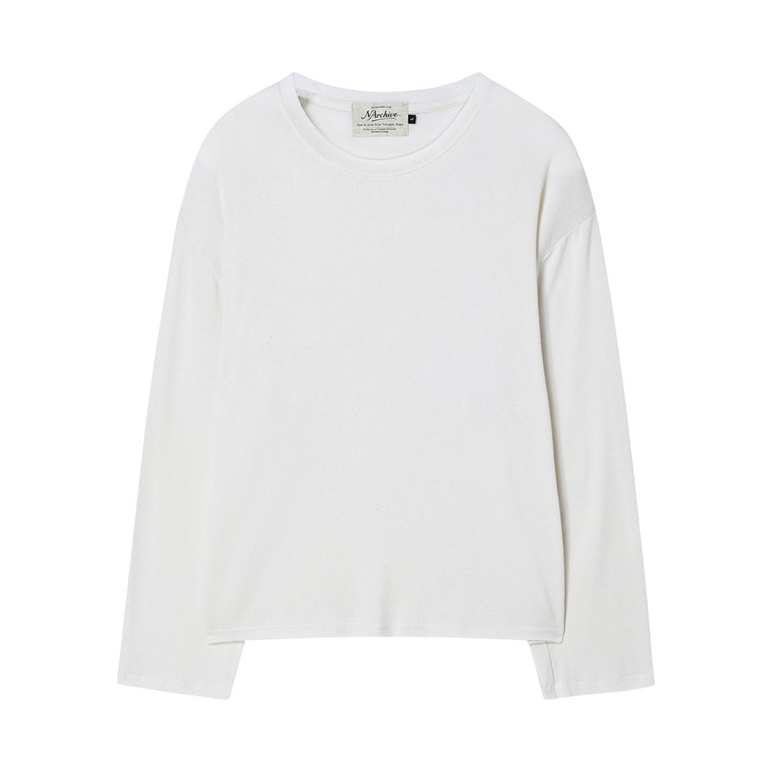 엔 아카이브 소프트 울 롱 슬리브 아이보리(N ARCHIVE Soft Wool Long Sleeve Ivory) - 1