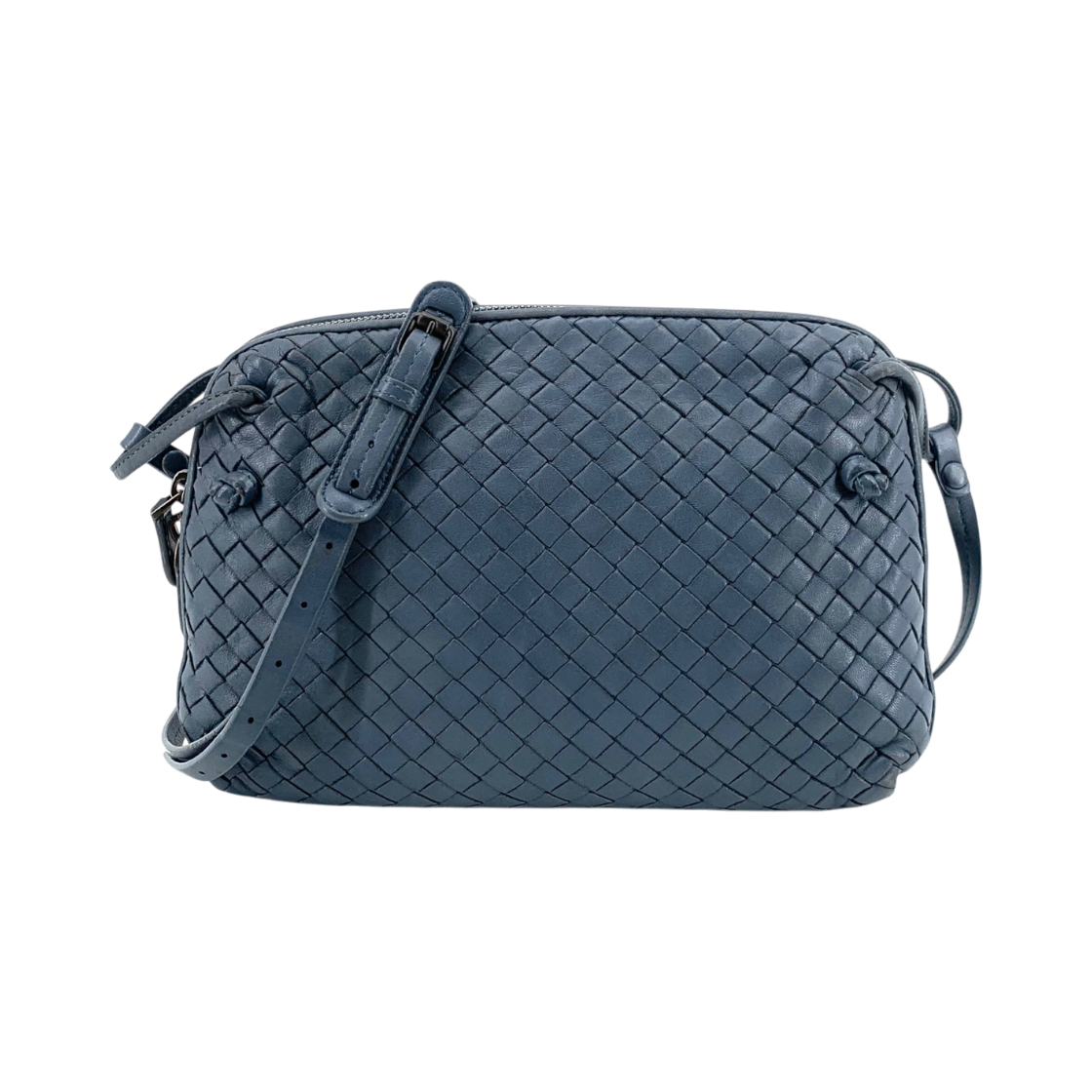IT7N46J24PJK Bottega Veneta Intrecciato Nodini Crossbody Bag