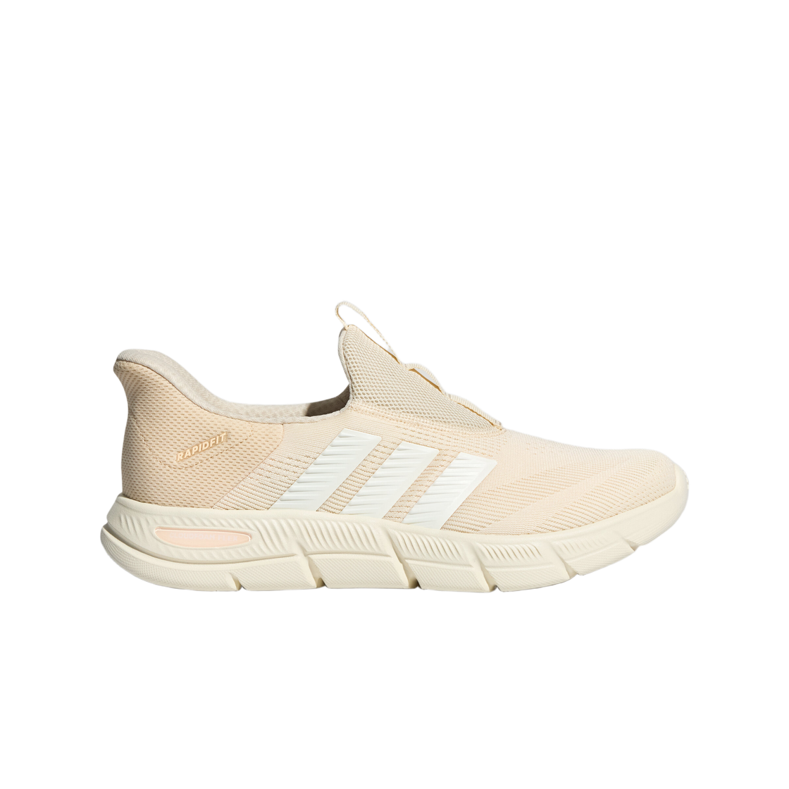 KJ5913 Adidas Cloudfoam Flex Lounge Rapidfit Light Beige White