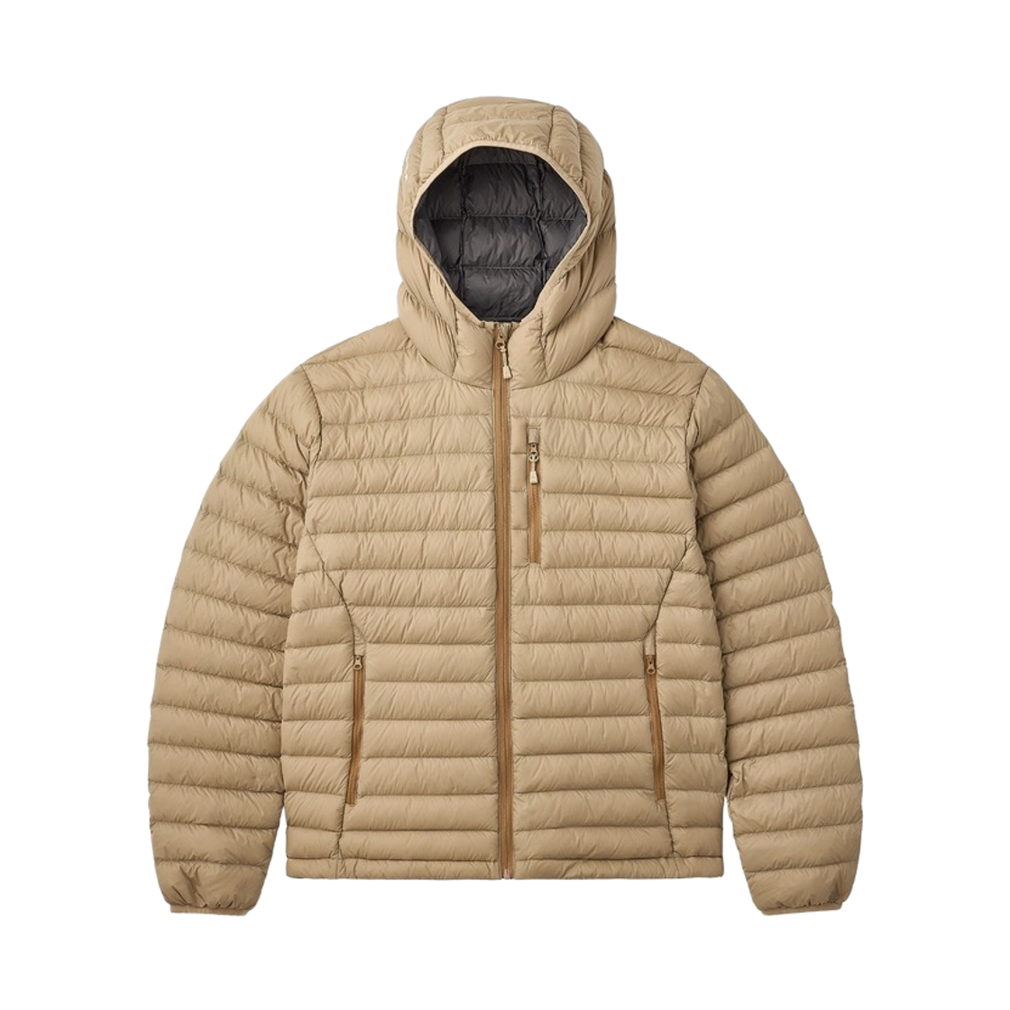 퀵실버 키네틱 덕다운 경량 다운 패딩 브라운(QUIKSILVER Kinetic Light Weight Duck Down Puffer Jacket Brown)