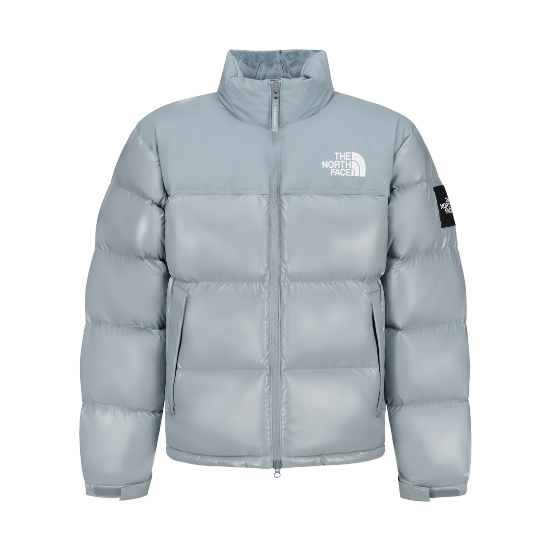 NJ1DS67P The North Face White Label Novelty Nuptse Jacket Rds Grayish Blue - 26FW