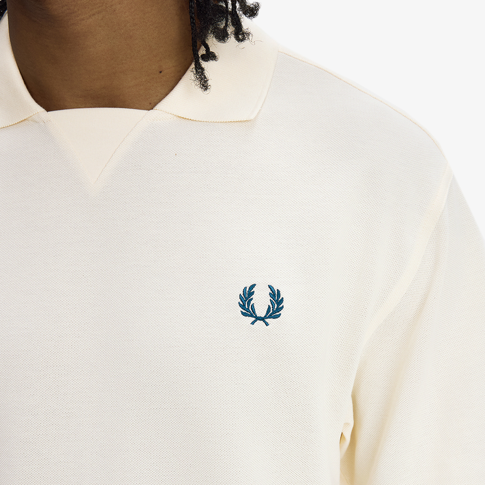 프레드페리 릴렉스드 풀오버 폴로 셔츠 에크루(Fred Perry Relaxed Pullover Polo Shirt Ecru) - 6