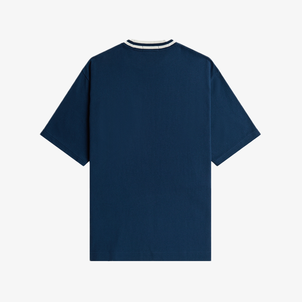 프레드페리 릴렉스드 볼드 팁드 티셔츠 모드블루(Fred Perry Relaxed Bold Tipped T-Shirt Mod Blue) - 2