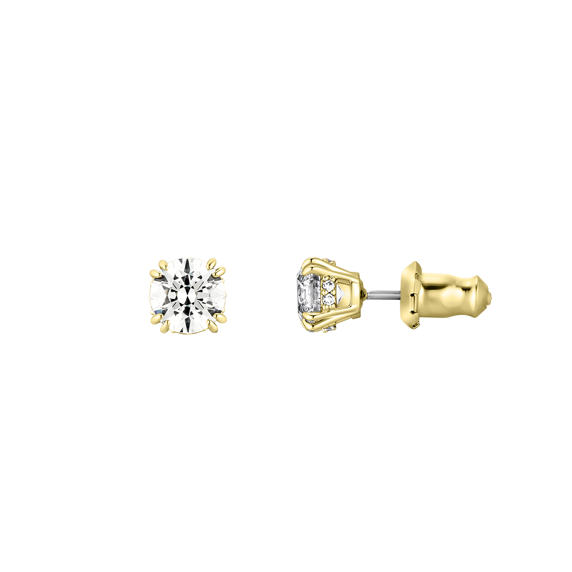 5642595 [15% 쿠폰] (W) Swarovski Constella Stud Earrings White Gold Plated