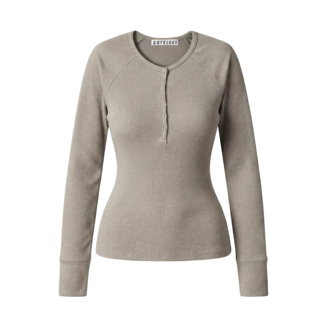 게이트리스 오픈 베이직 티셔츠-밀크 브라운(Gateless Open Basic T-Shirt-Milk Brown) - 1