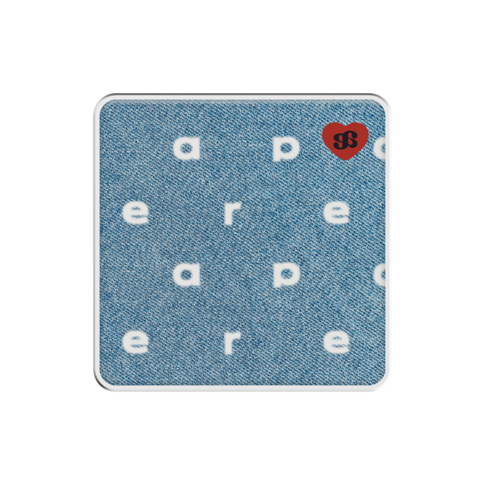 E2603_0227 EARPEARP Denim Logo Blue 3in1 Magsafe Power Bank 5000mAh