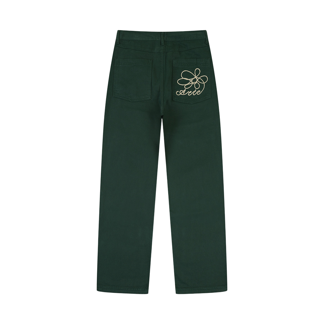 피어 아르테 앤트워프 엠브로이더리 포켓 팬츠 그린(PEER Arte Antwerp Embroidery Pocket Pants Green) - 2