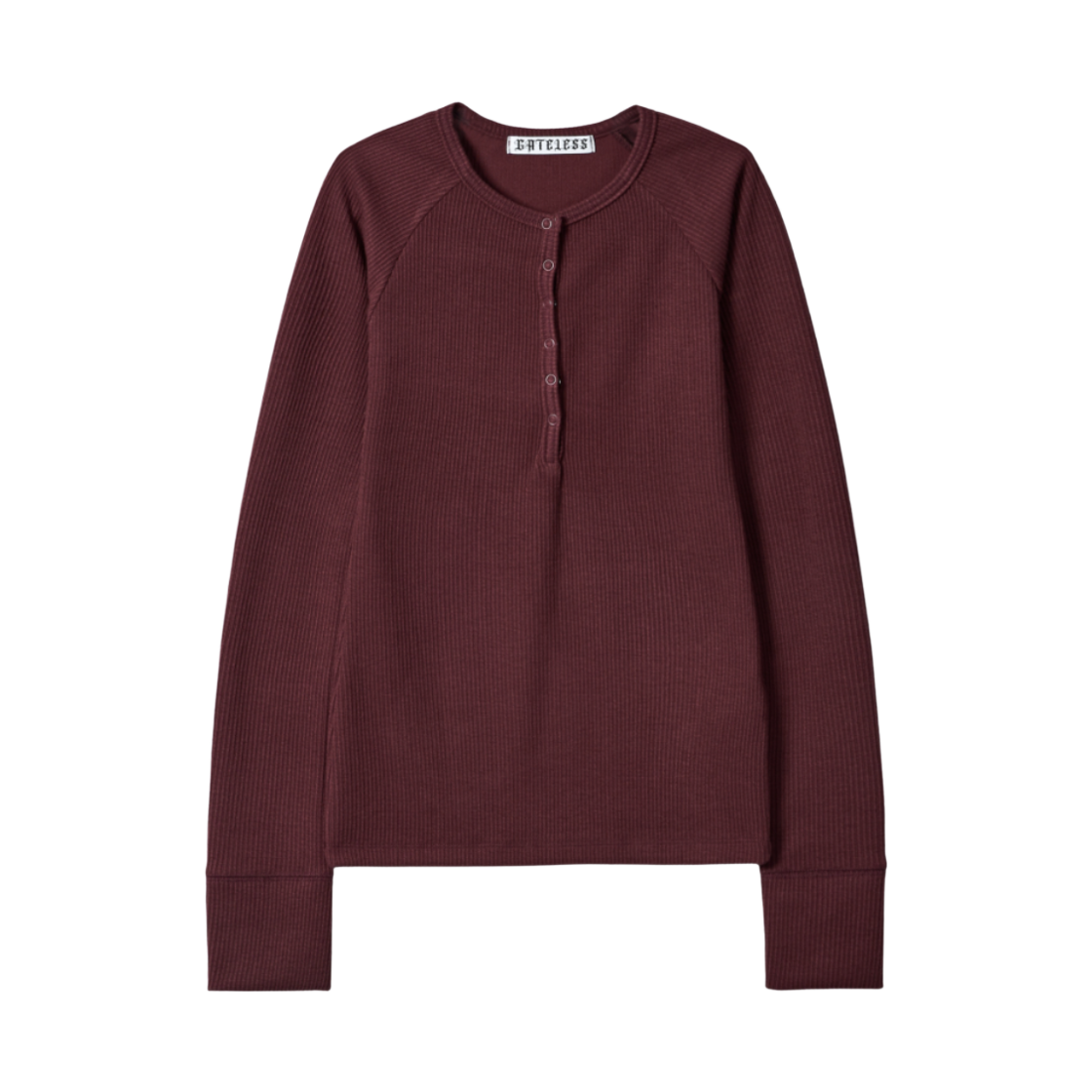 게이트리스 오픈 베이직 티셔츠-버건디(Gateless Open Basic T-Shirt-Burgundy)