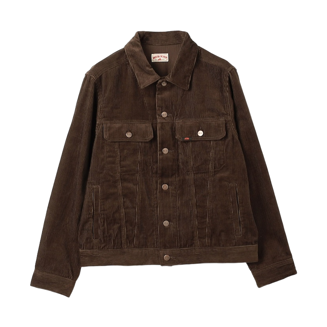 프릭스 스토어 x 레드 캡 익스클루시브 숏 렝스 코듀로이 트러커 자켓 브라운(Freak's Store x Red Kap Exclusive Short Length Corduroy Trucker Jacket Brown)