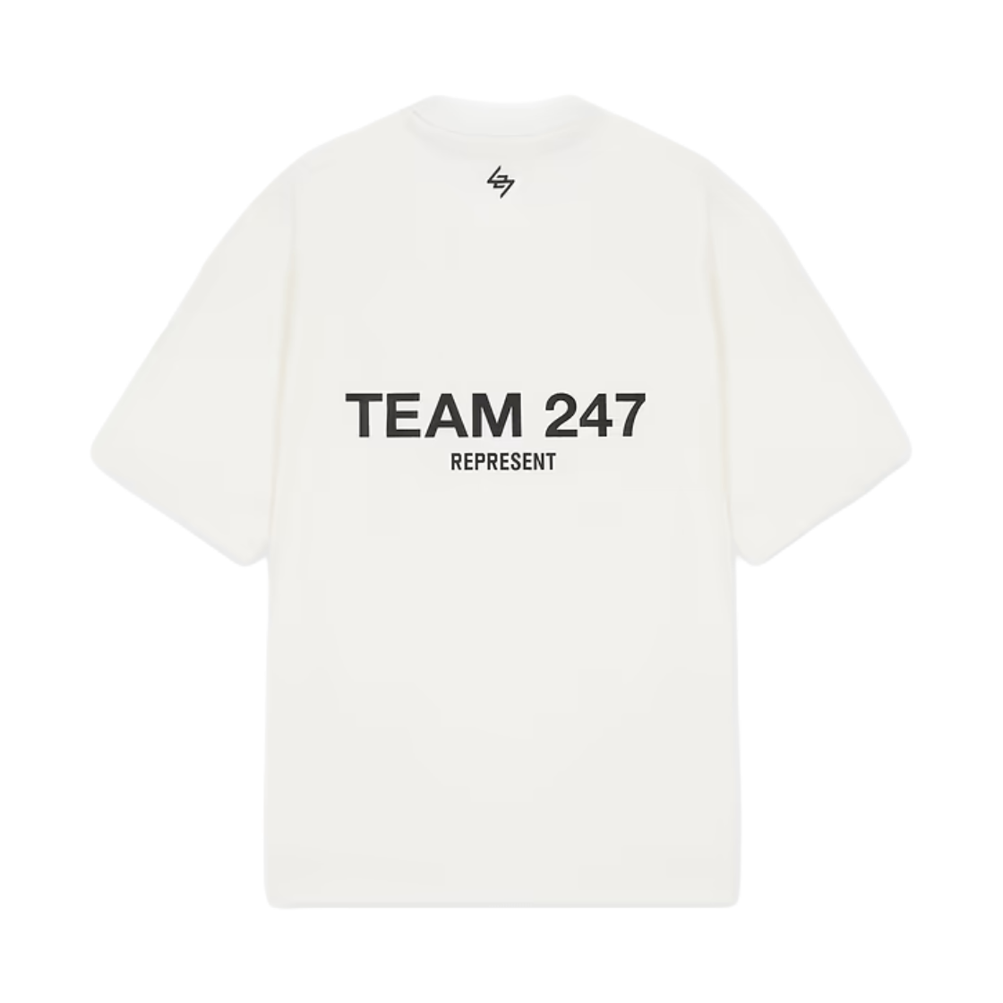 리프레젠트 팀 247 오버사이즈 티 플랫 화이트 - 26FW(Represent Team 247 Oversized Tee Flat White - 26FW) - 2