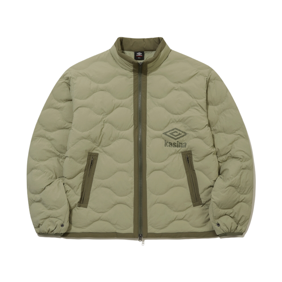 엄브로 x 카시나 퀄티드 패디드 자켓 올리브(Umbro x Kasina Quilted Padded Jacket Olive)