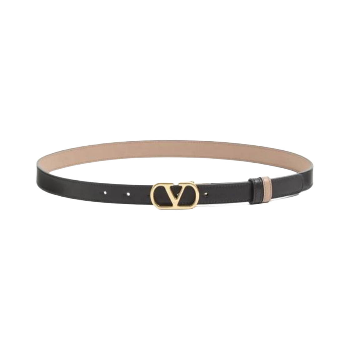 T0SU8ZDMFKF (W) Valentino Vlogo Signature Reversible Belt Black
