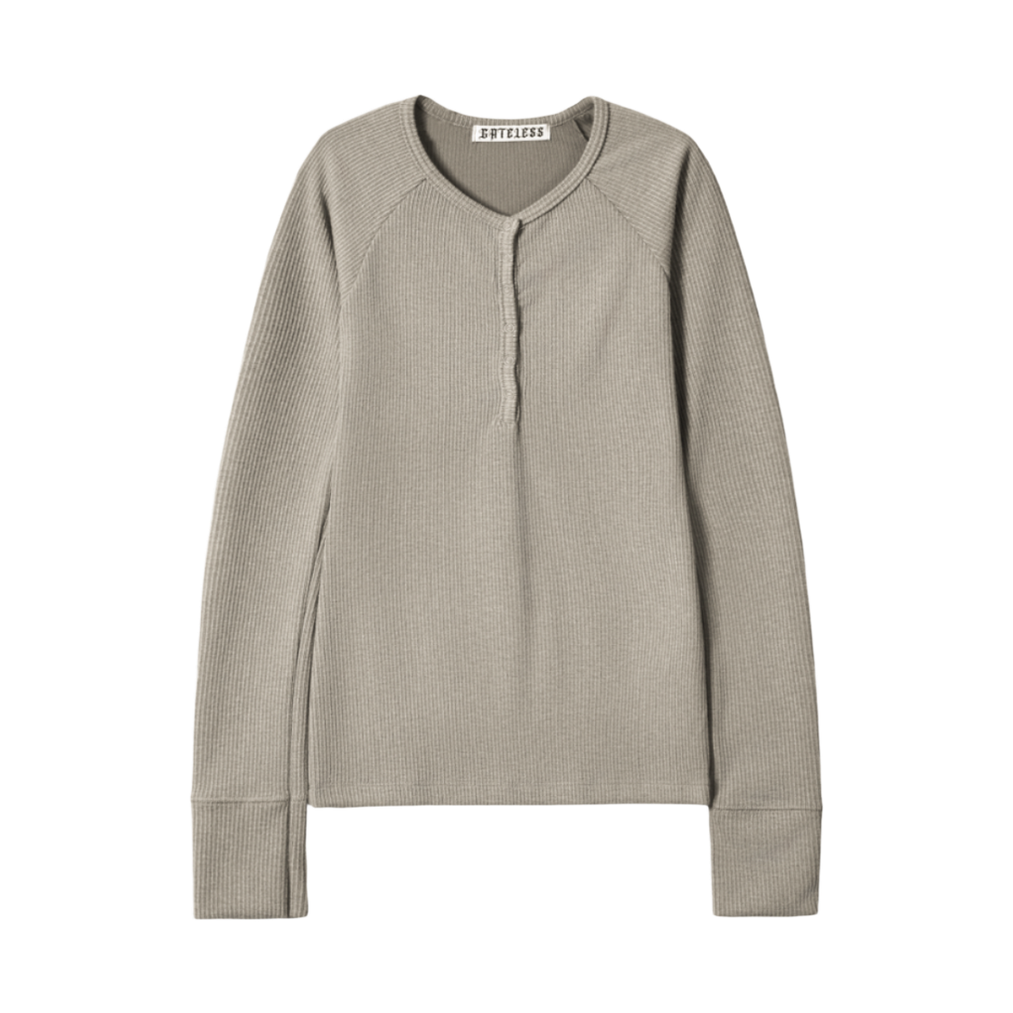 게이트리스 오픈 베이직 티셔츠-밀크 브라운(Gateless Open Basic T-Shirt-Milk Brown)
