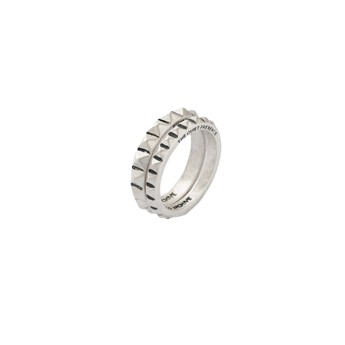 ML990SIV milloarchive Presence Stud Ring Silver