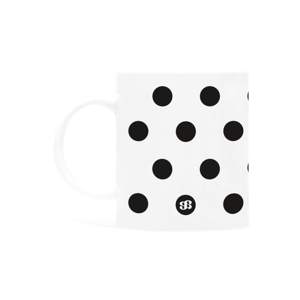 어프어프 도트팝 블랙 머그컵(EARPEARP Dot Pop Black Mug)